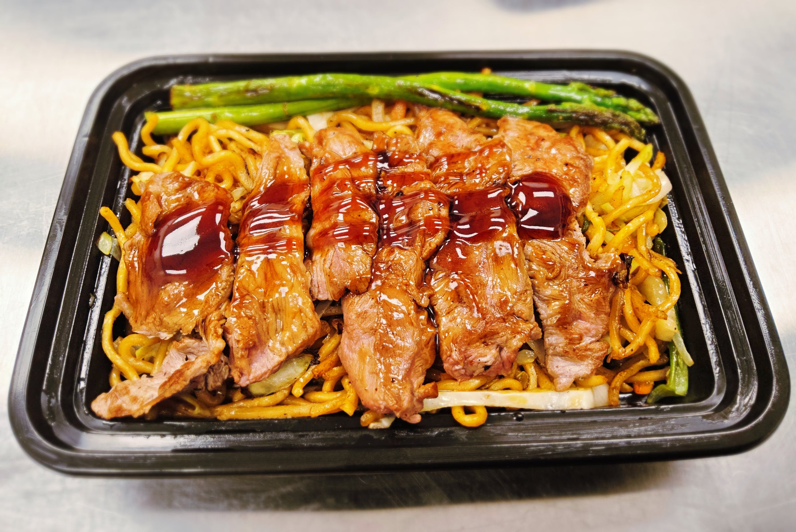 New York Steak with Yakisoba Noodles Selection Ryo Hibachi Grill