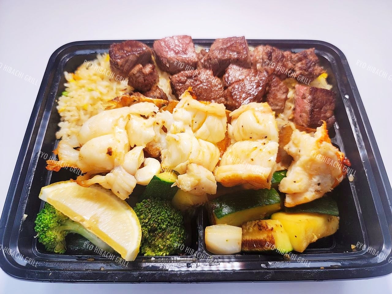 Lobster & Filet Mignon Combo Ryo Hibachi Grill